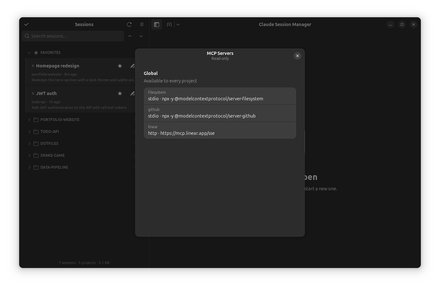 MCP servers browser